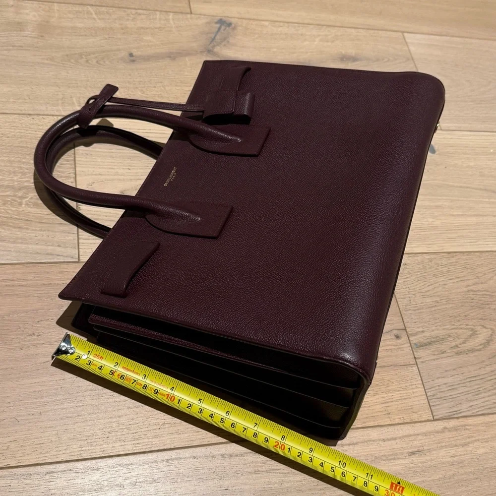 Saint Laurent Burgundy Baby Sac De Jour
